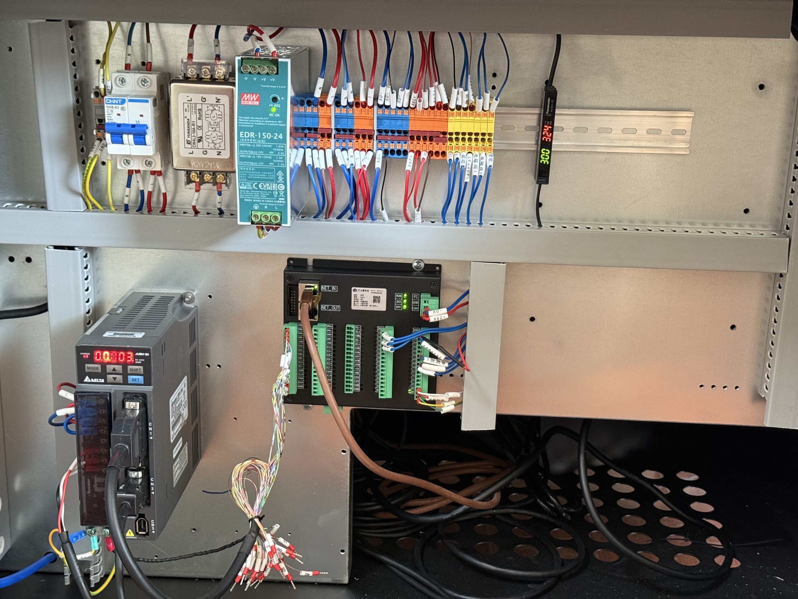visual inspection equipment components industrial setup
