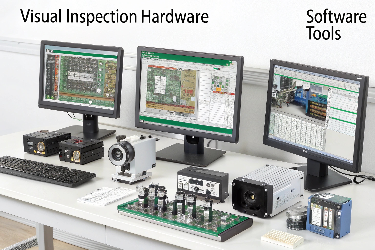 Visual inspection tools layout